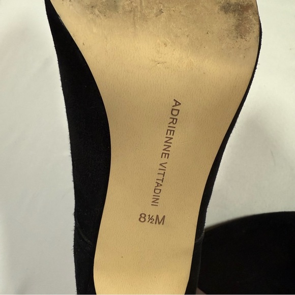 Adrienne Vittadini Elegant Black Cut-Out Heeled Boots - Picture 11 of 16